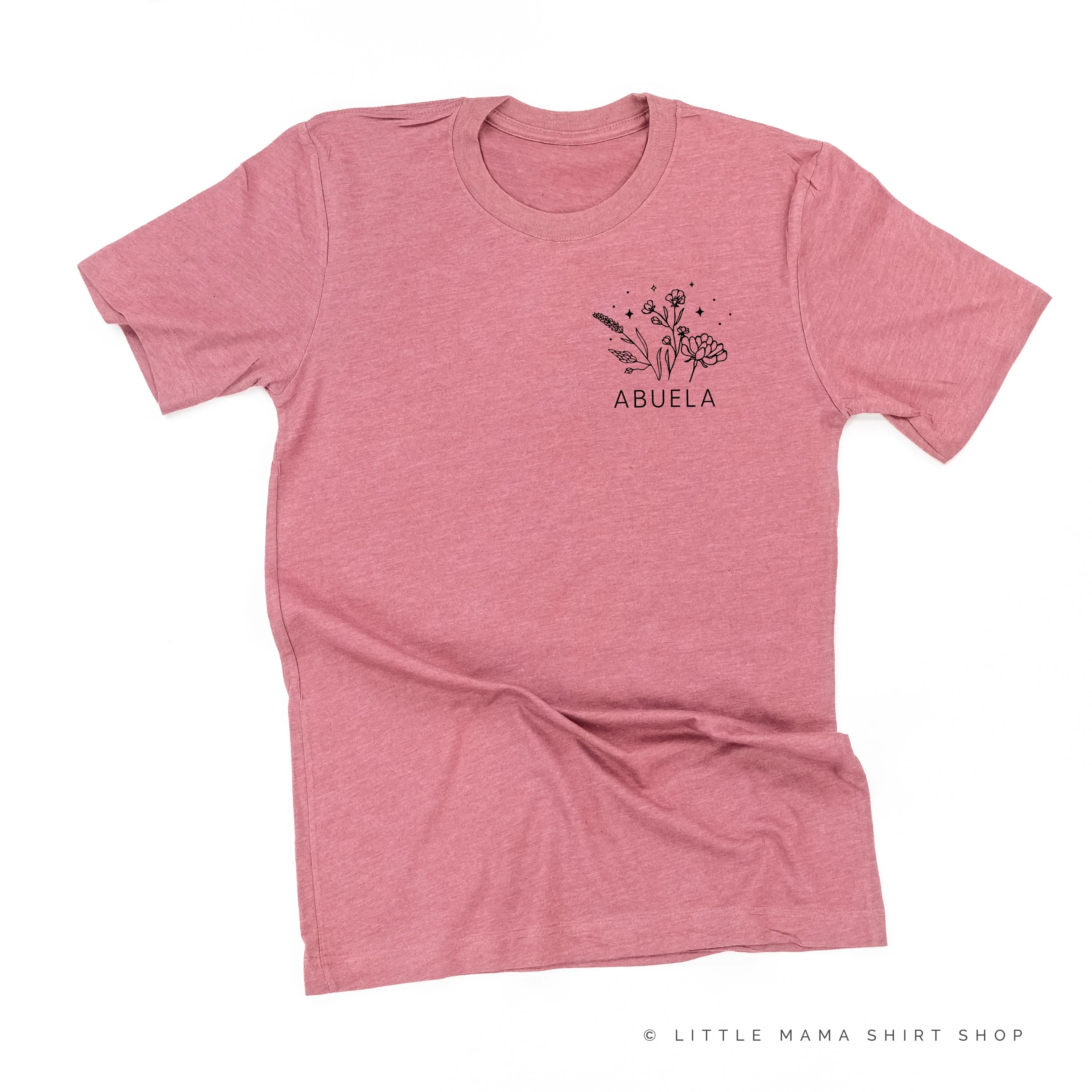 ABUELA - Bouquet - Pocket Size ﻿- Unisex Tee