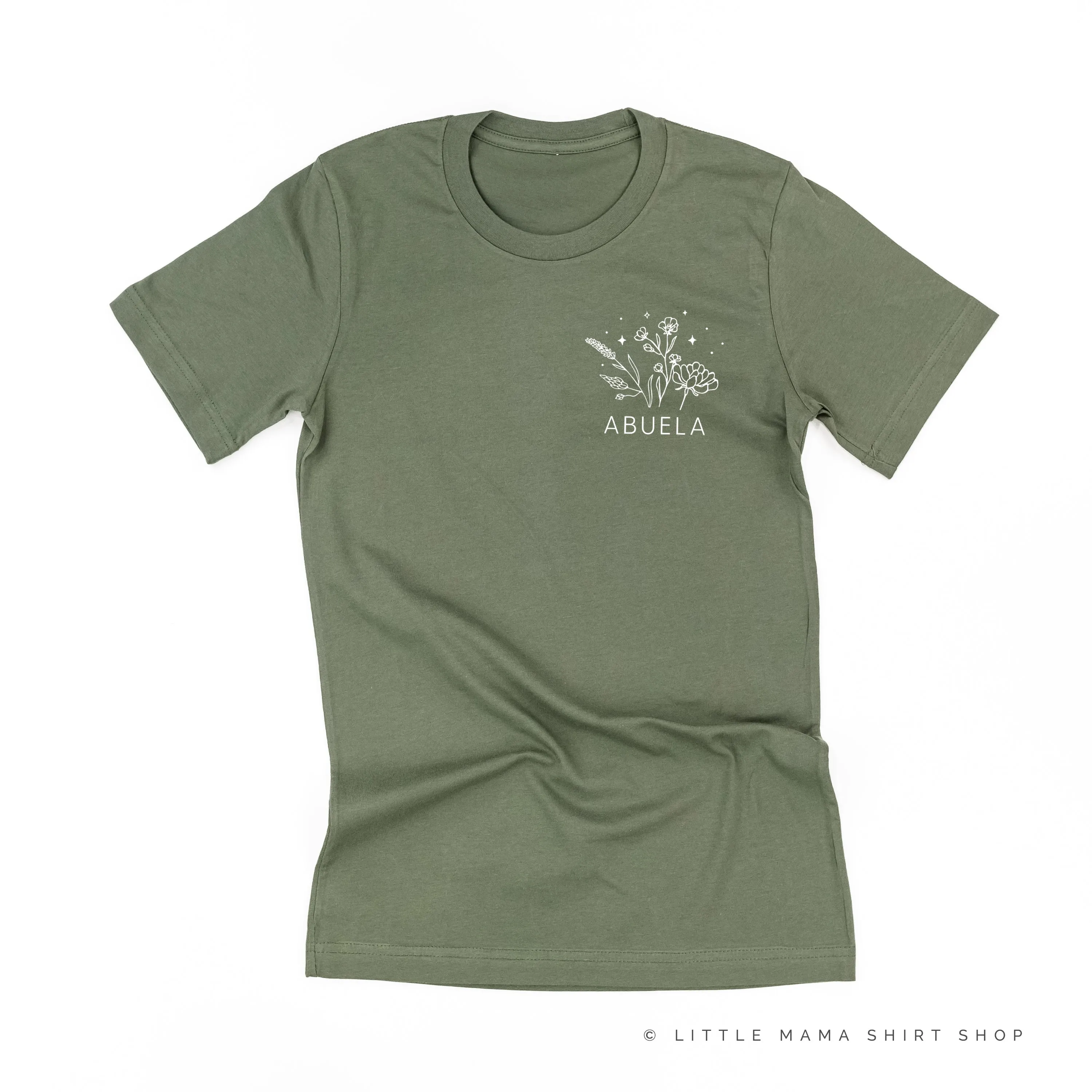 ABUELA - Bouquet - Pocket Size ﻿- Unisex Tee