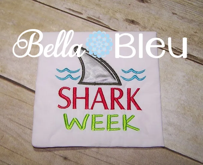 Applique Shark Sea Life Applique Embroidery Designs, Nautical