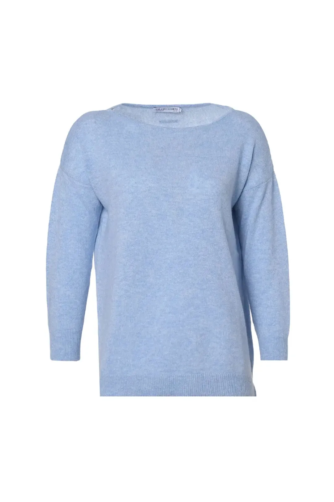 Blue Pure Cashmere Isabella Women's Sweater