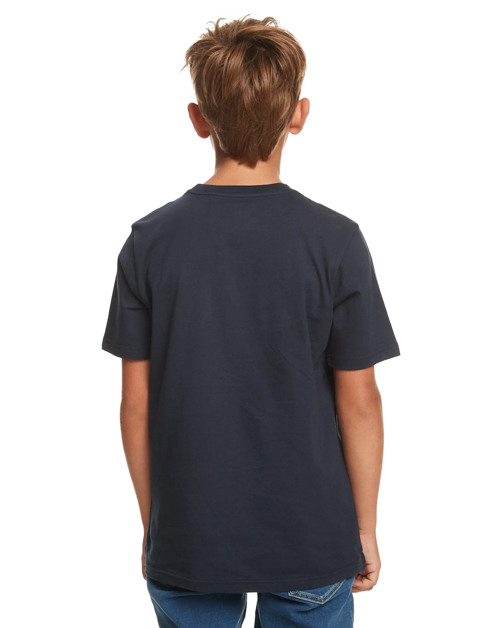 Boys Mind Barrel T-Shirt in Navy Blazer