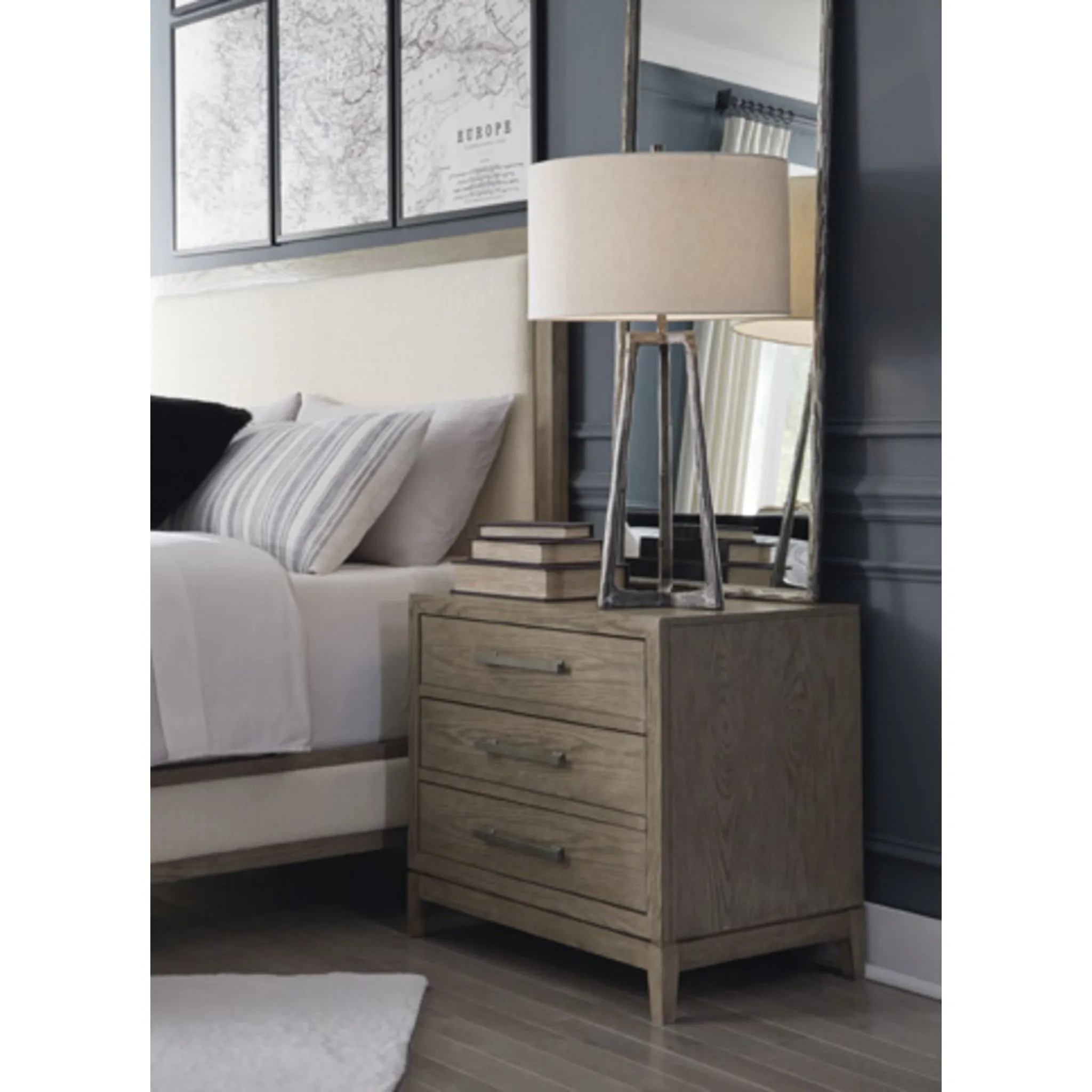 Chrestner Nightstand - Gray