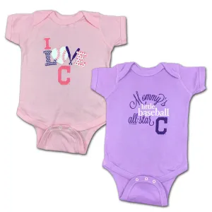Cleveland Mommy's Little Baseball Allstar 2-Pack