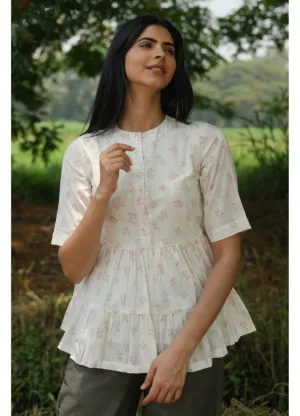 Dewdrop Pink Floral Top