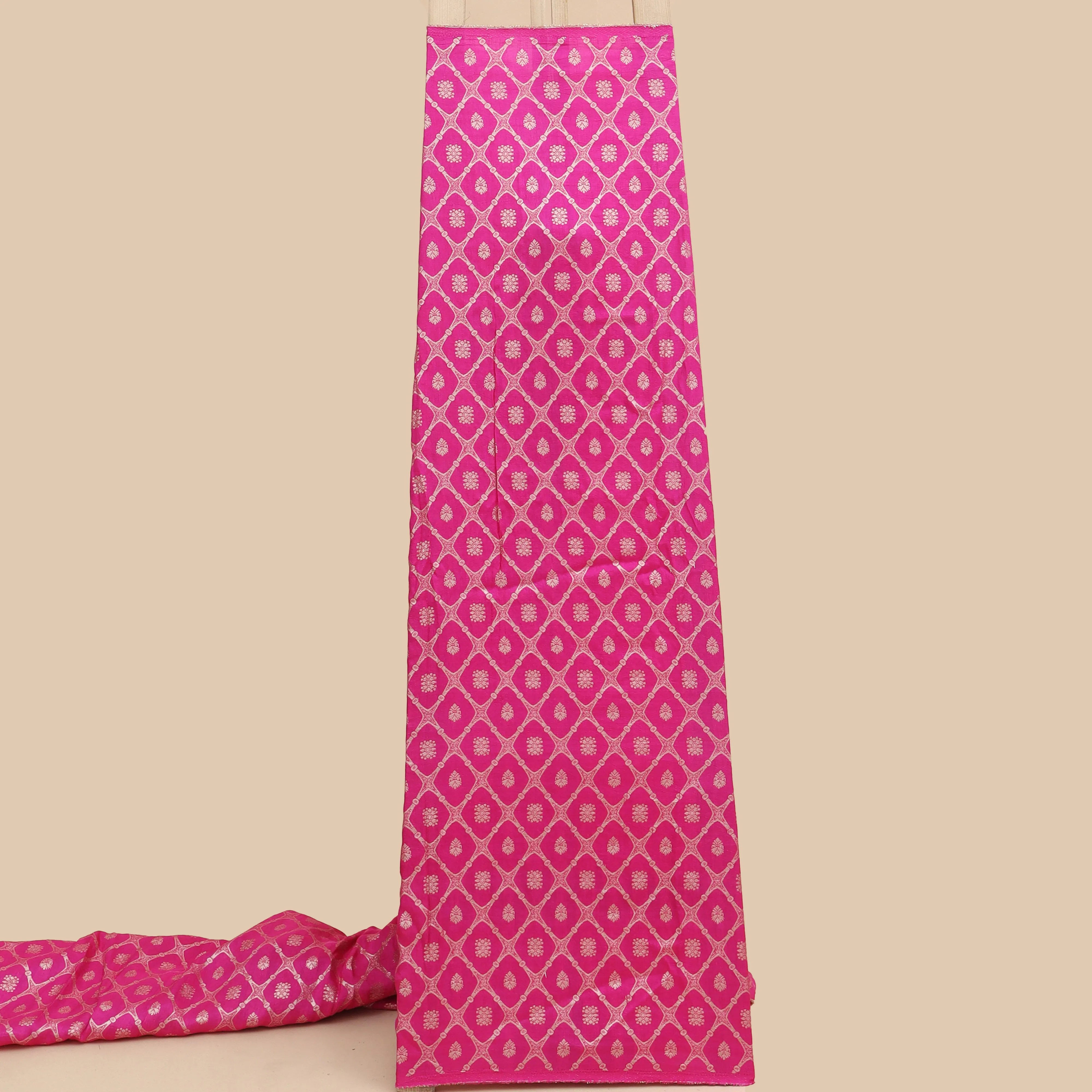 Dola Silk Jaquard Fabric