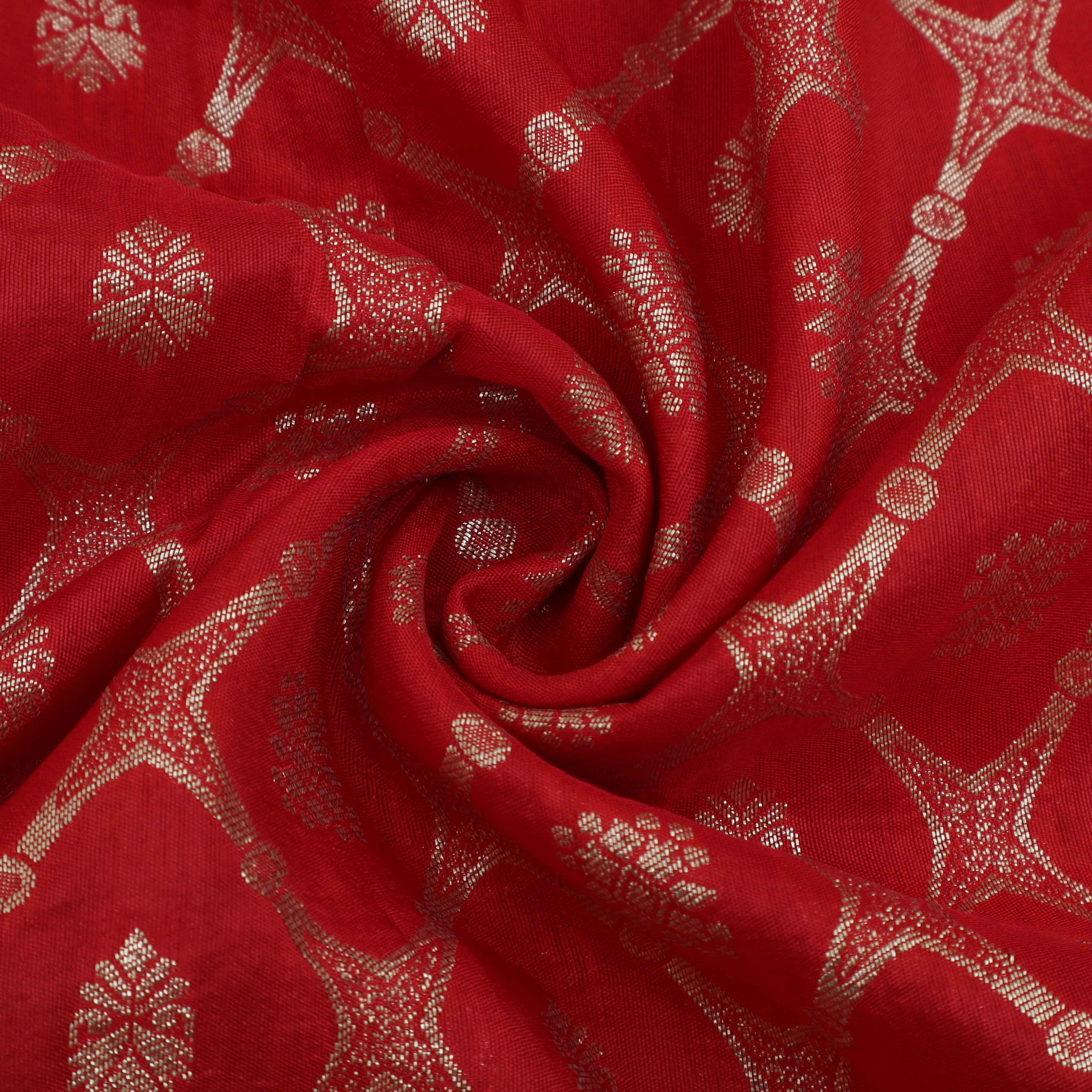 Dola Silk Jaquard Fabric