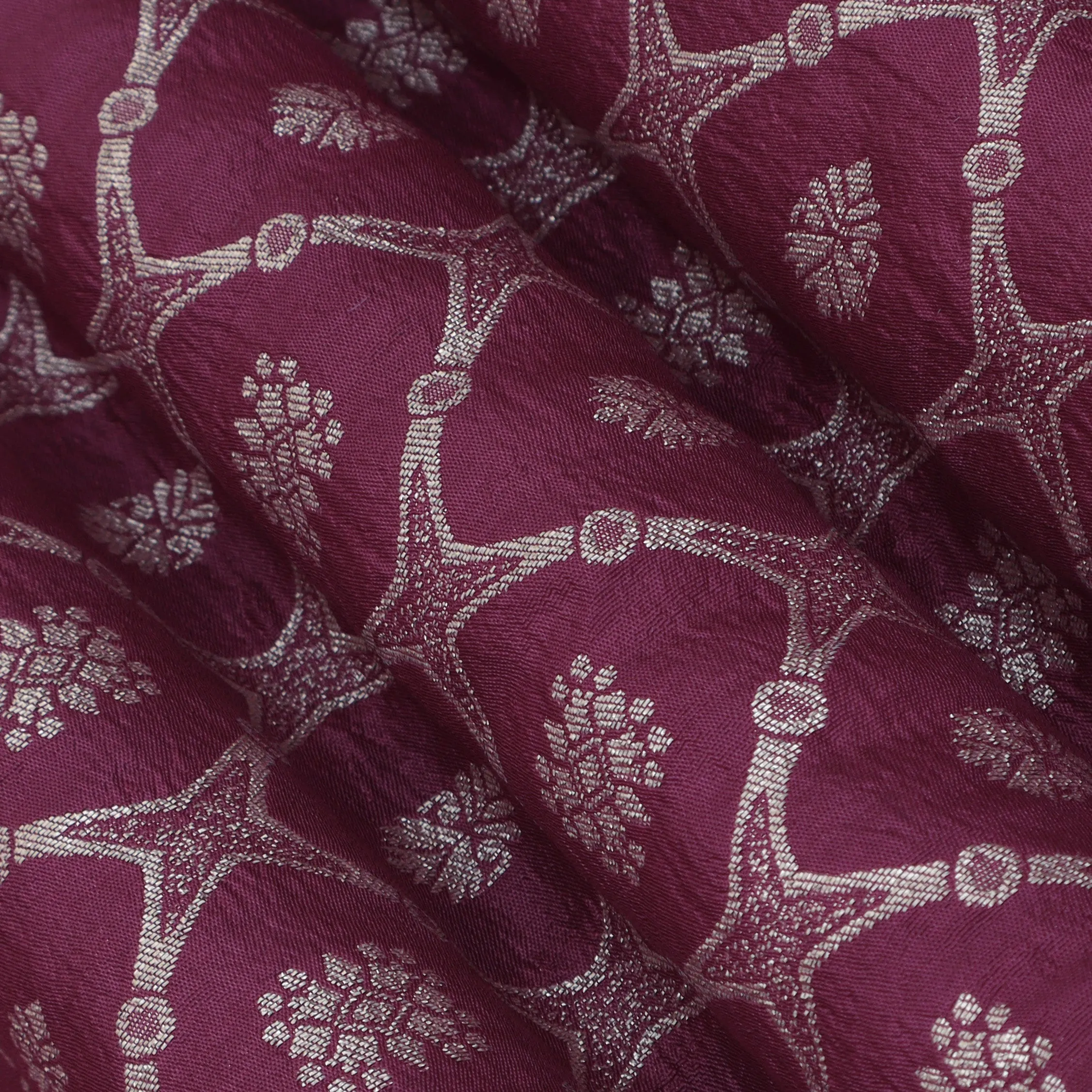 Dola Silk Jaquard Fabric