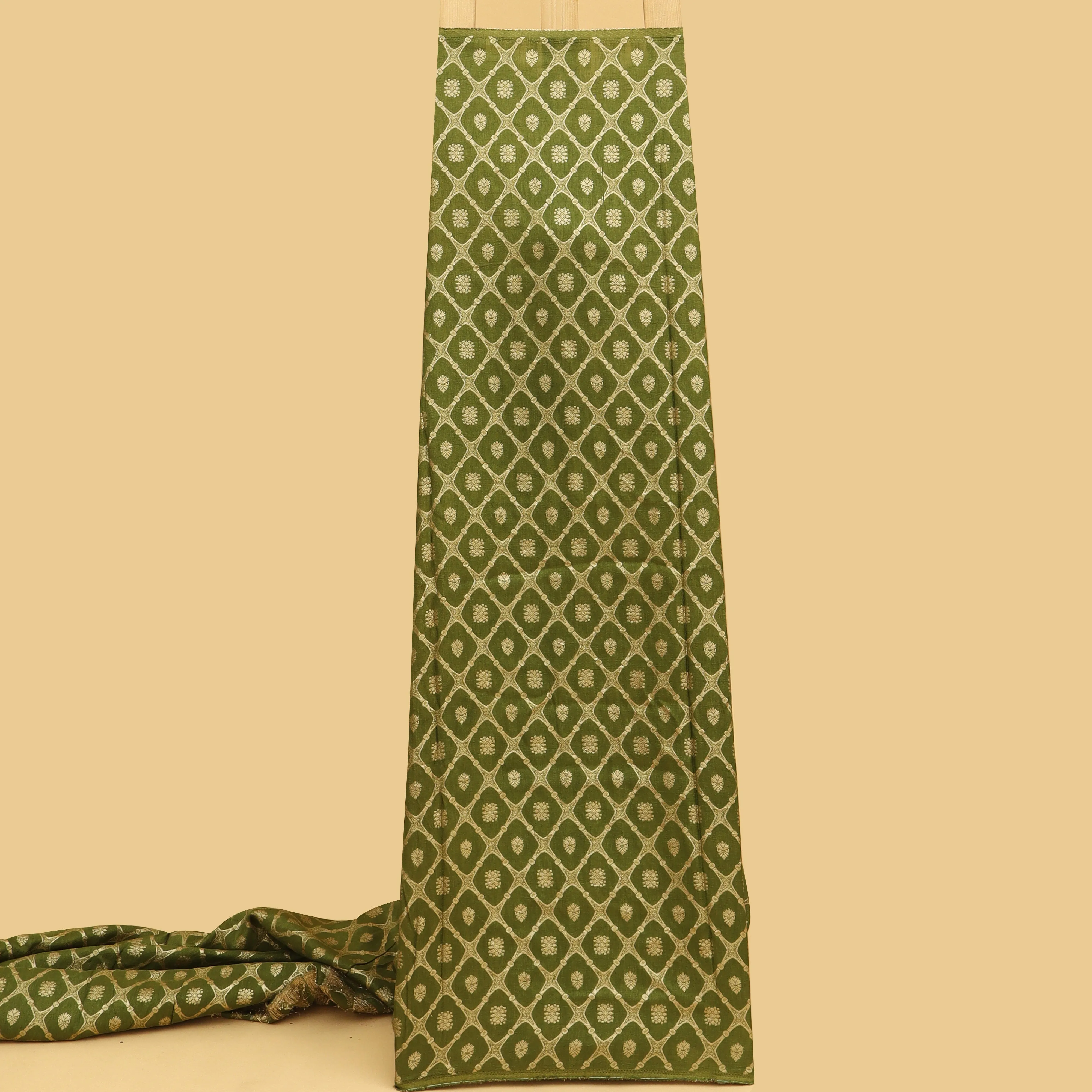 Dola Silk Jaquard Fabric
