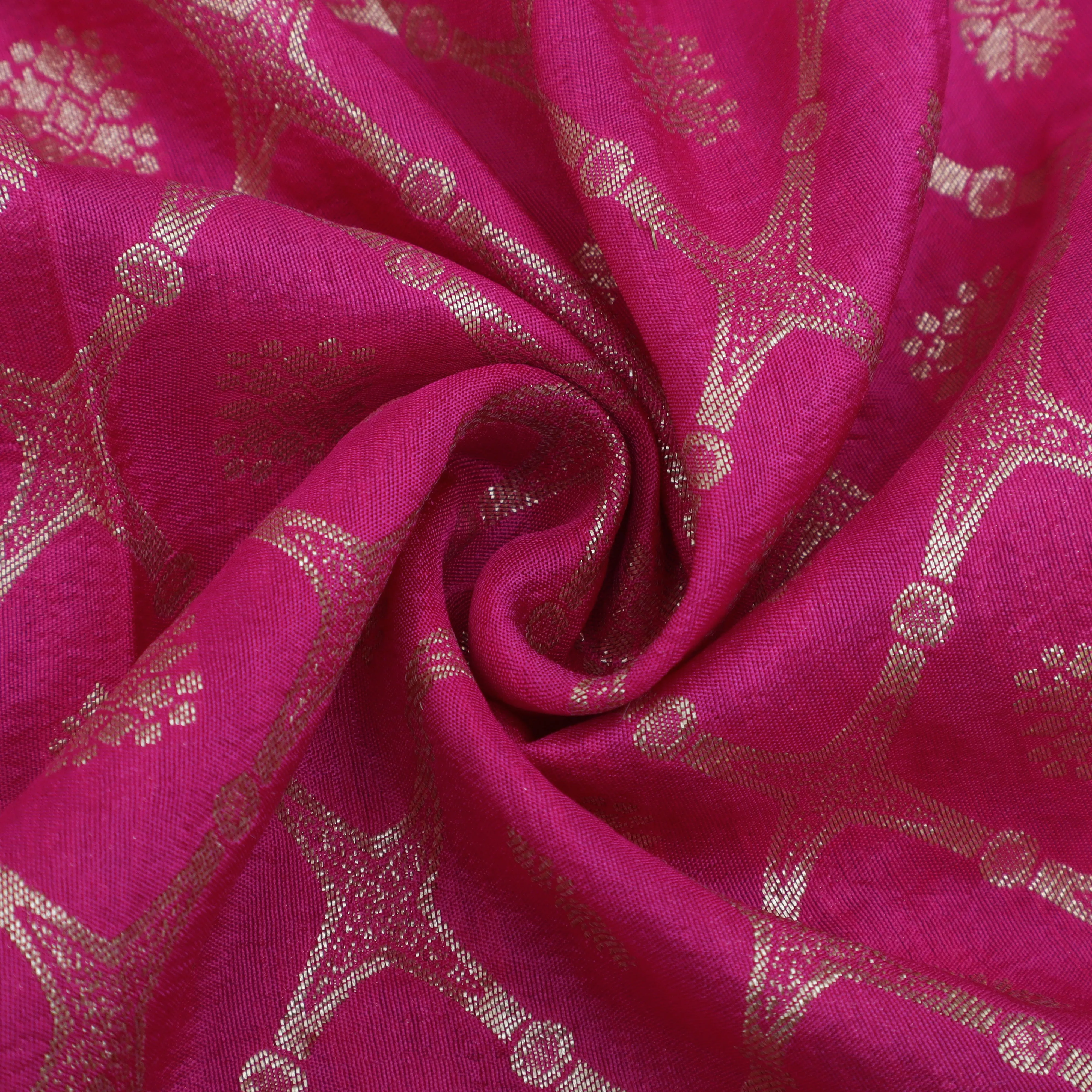 Dola Silk Jaquard Fabric