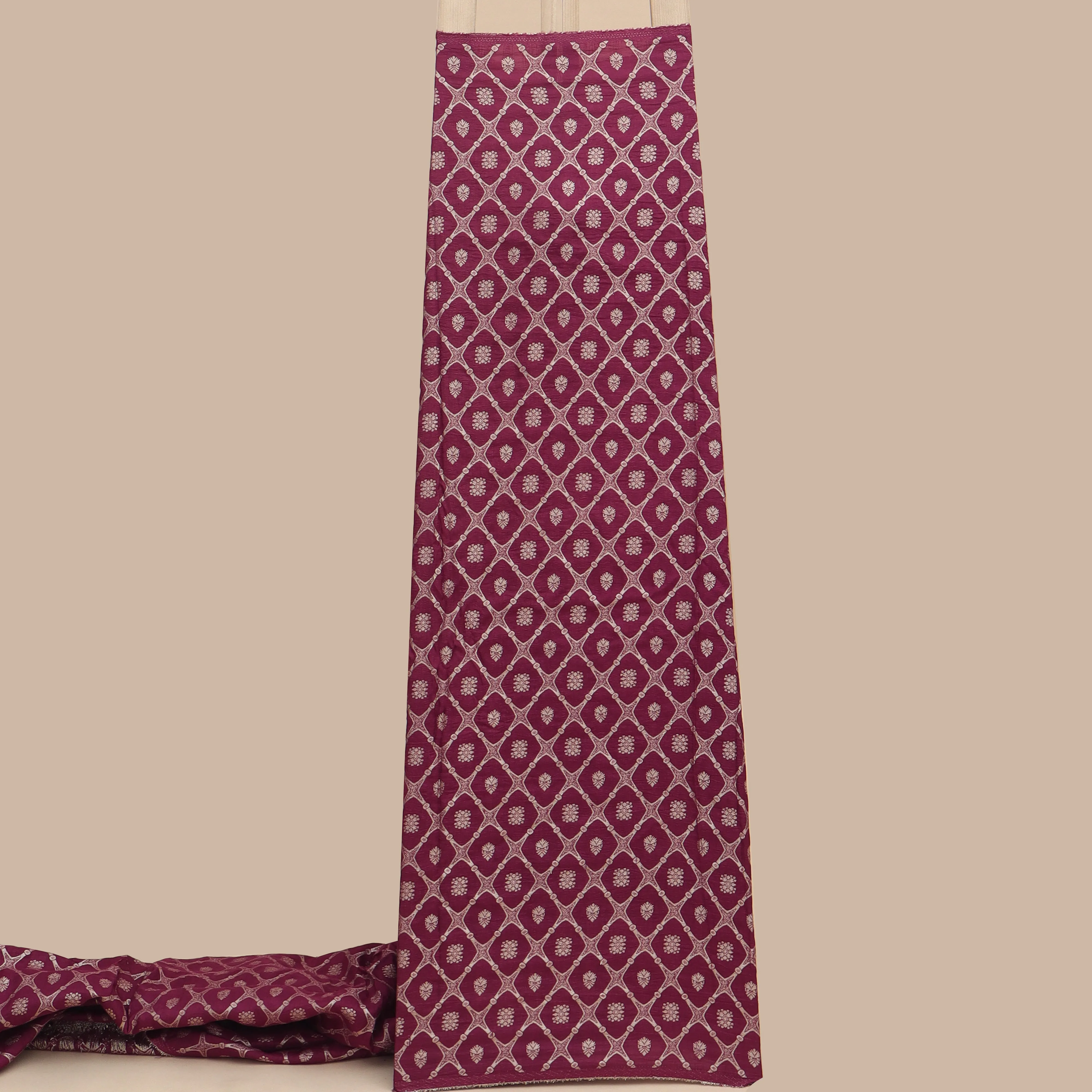 Dola Silk Jaquard Fabric
