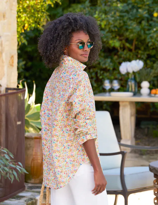 Eileen Classic Linen  in Tiny Floral
