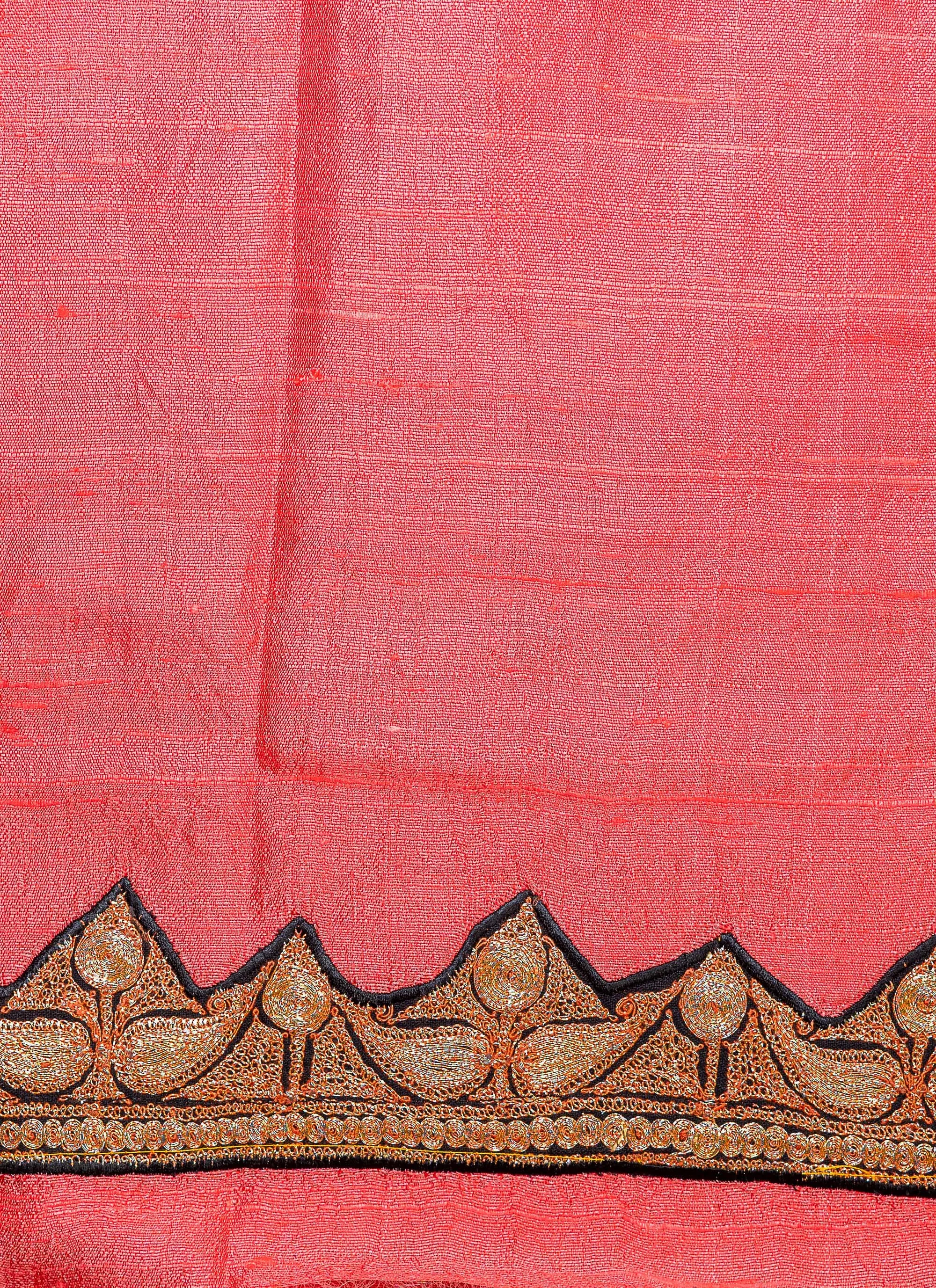 Elegance Redefined: Tilla Embroidered Kashmiri Suit in Pink