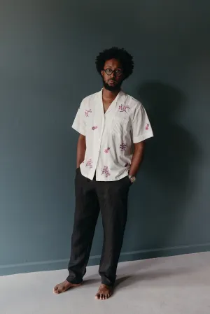 Embroidered Camp Shirt