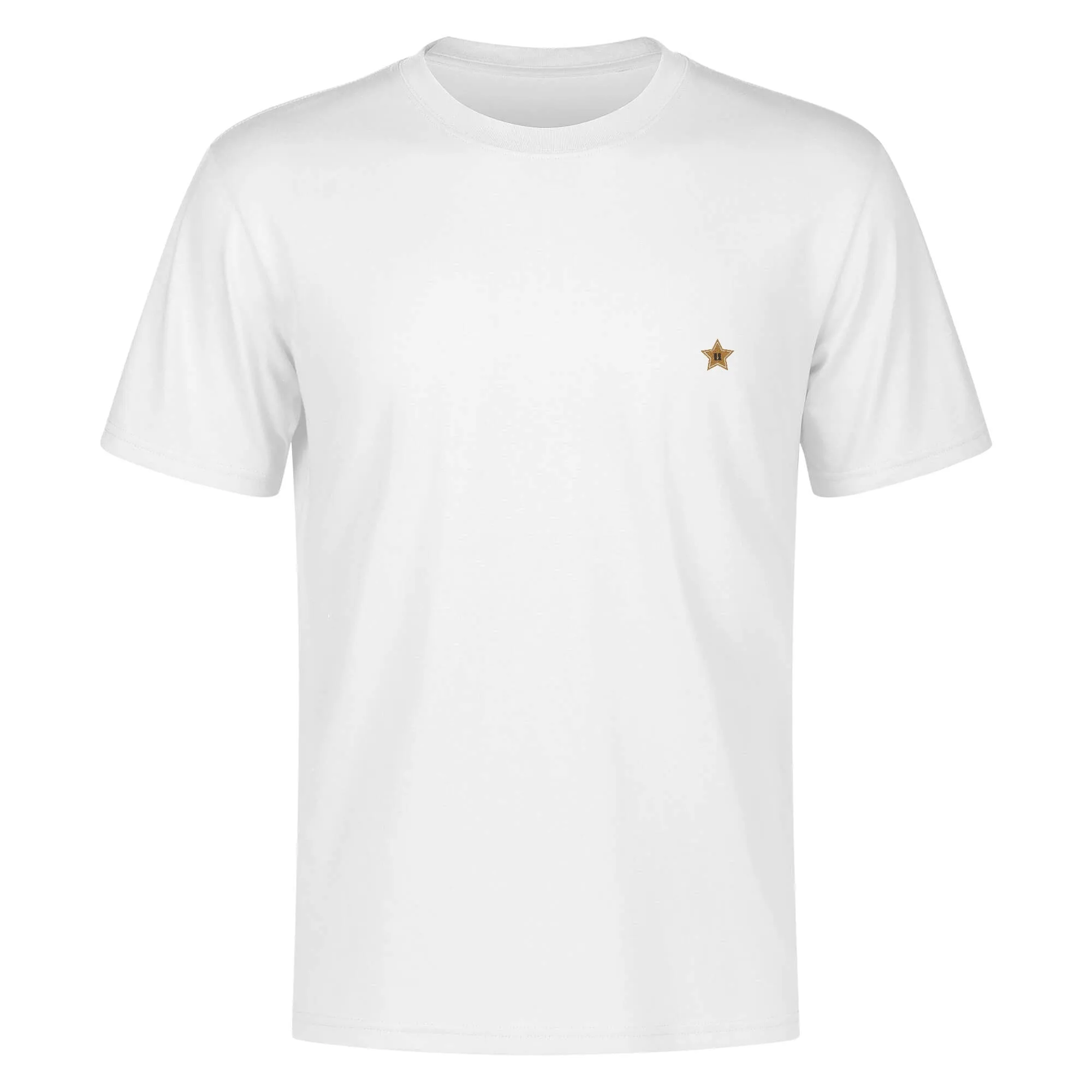 Embroidered Mens Cotton T shirt (Chest Design)