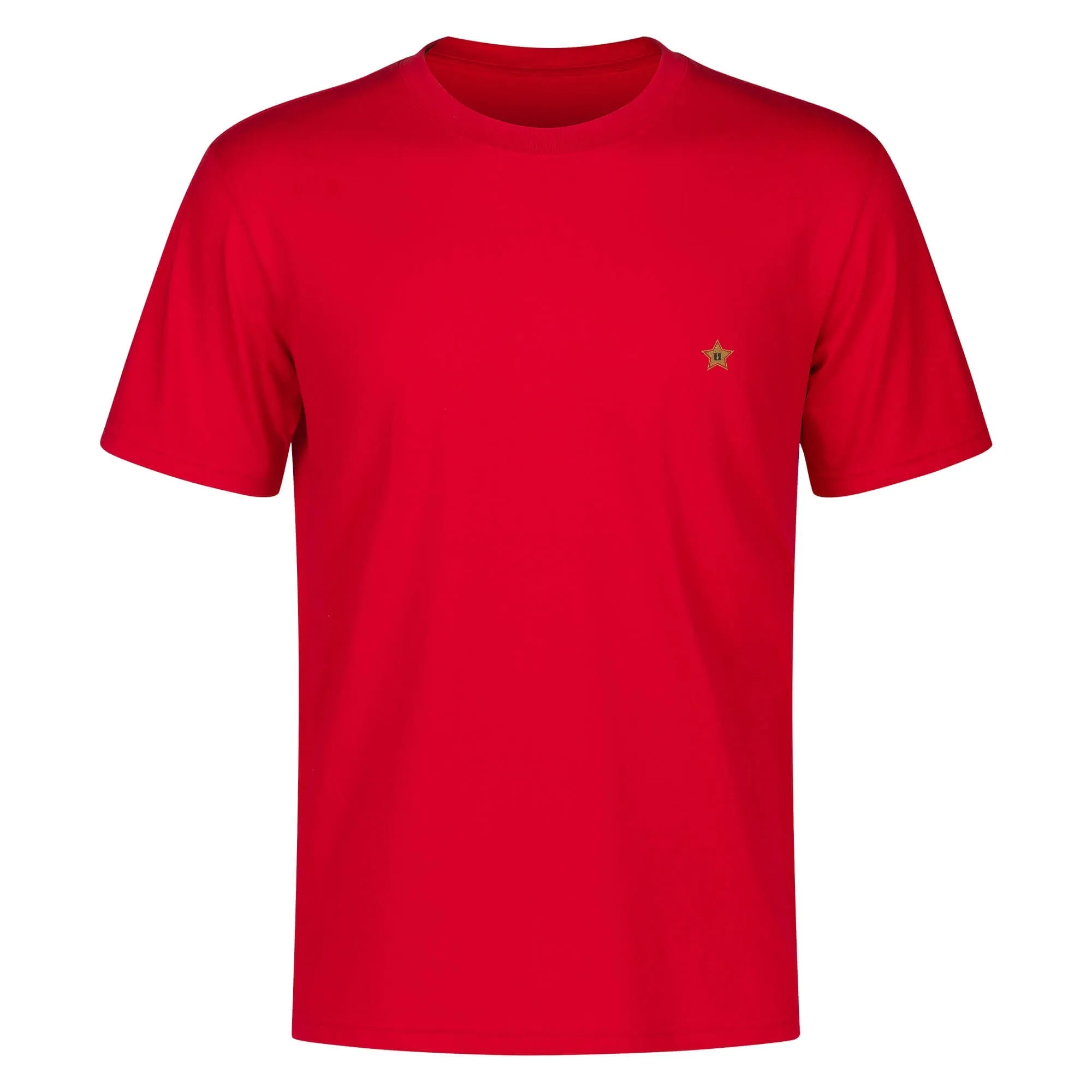 Embroidered Mens Cotton T shirt (Chest Design)