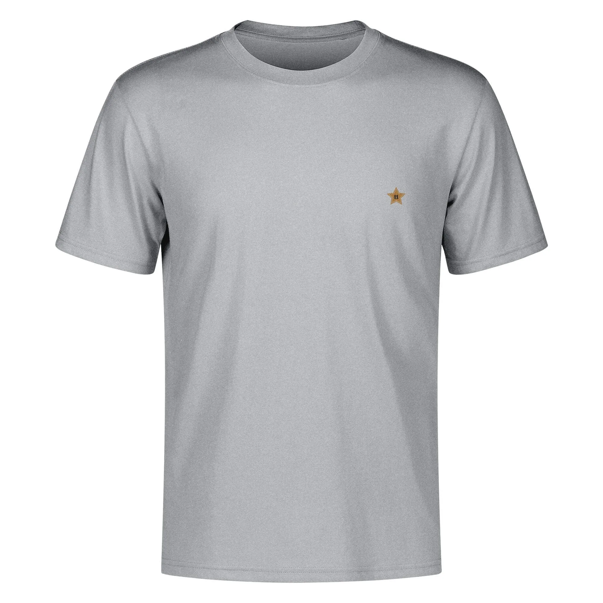 Embroidered Mens Cotton T shirt (Chest Design)