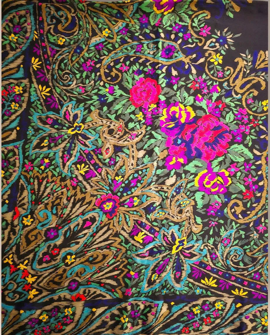 Escada Vintage Multicoloured Silk Square Scarf, Shawl