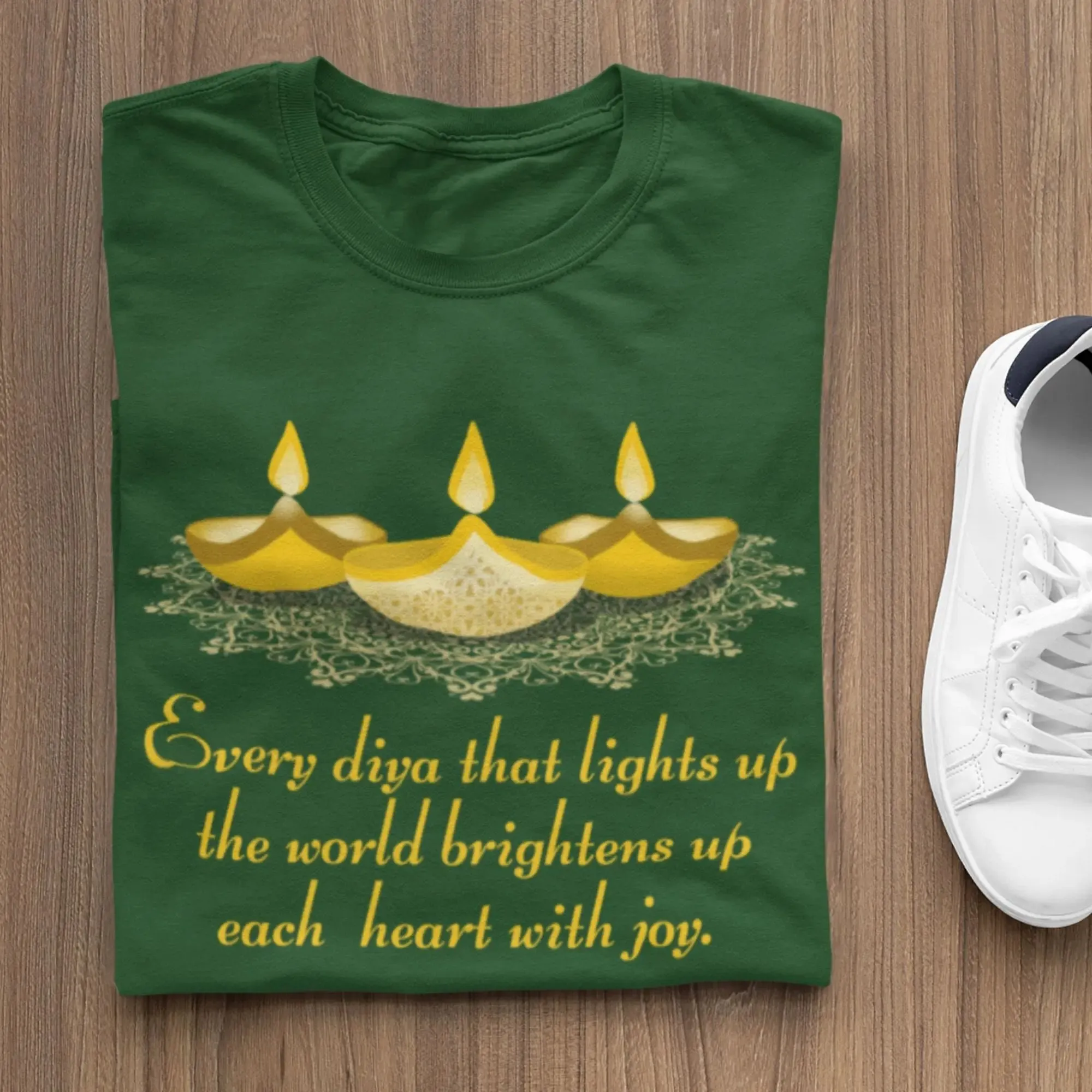 Every diya that lights up the world brightens up each  heart with joy