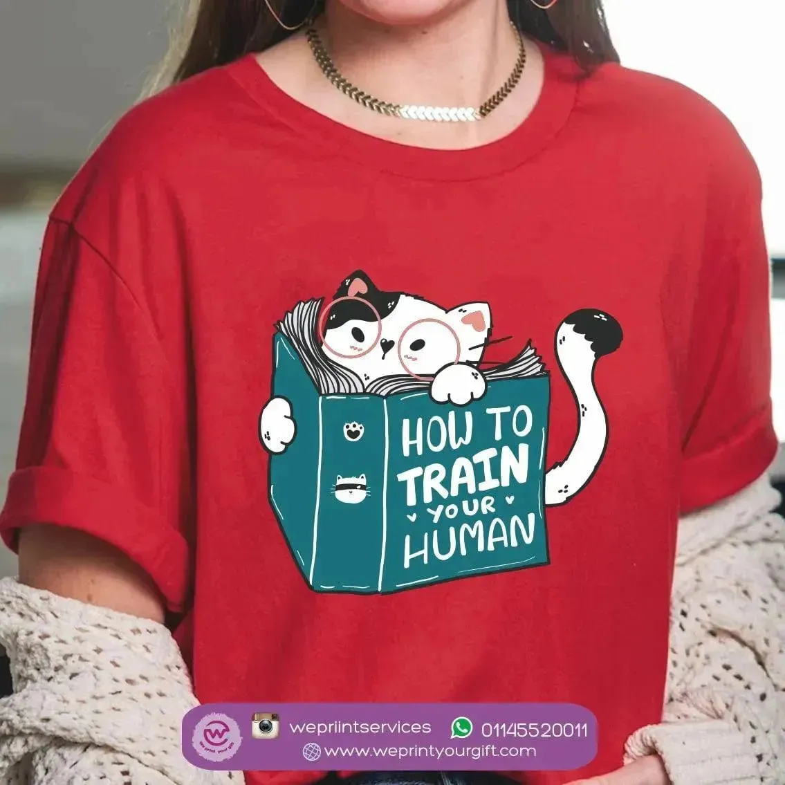 Half sleeve T-shirt - Cat
