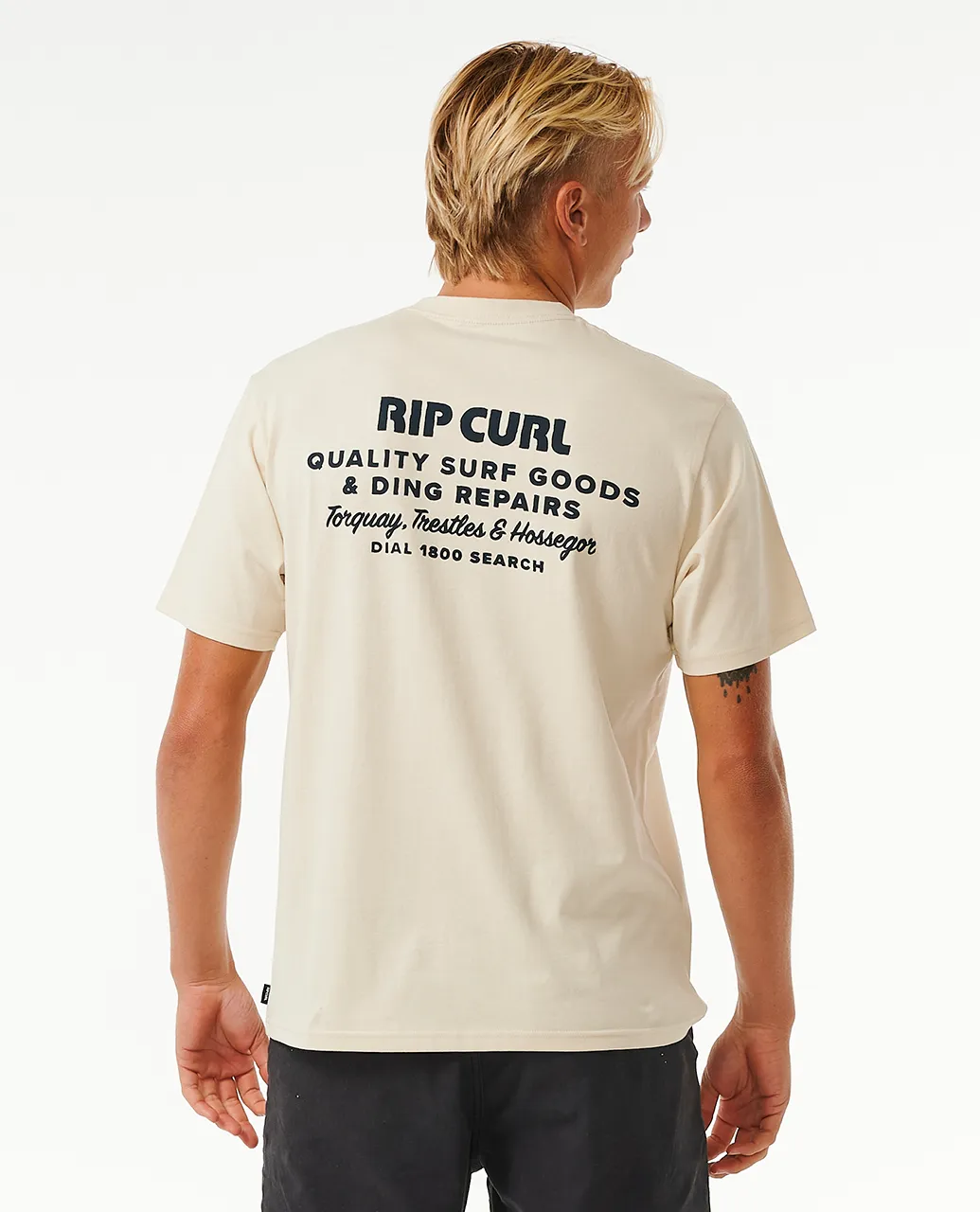 Heritage Ding Repairs T-Shirt in Vintage White