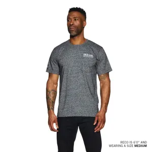 Indian Motorcycle Mens IMC Icon Pocket T-Shirt Gray