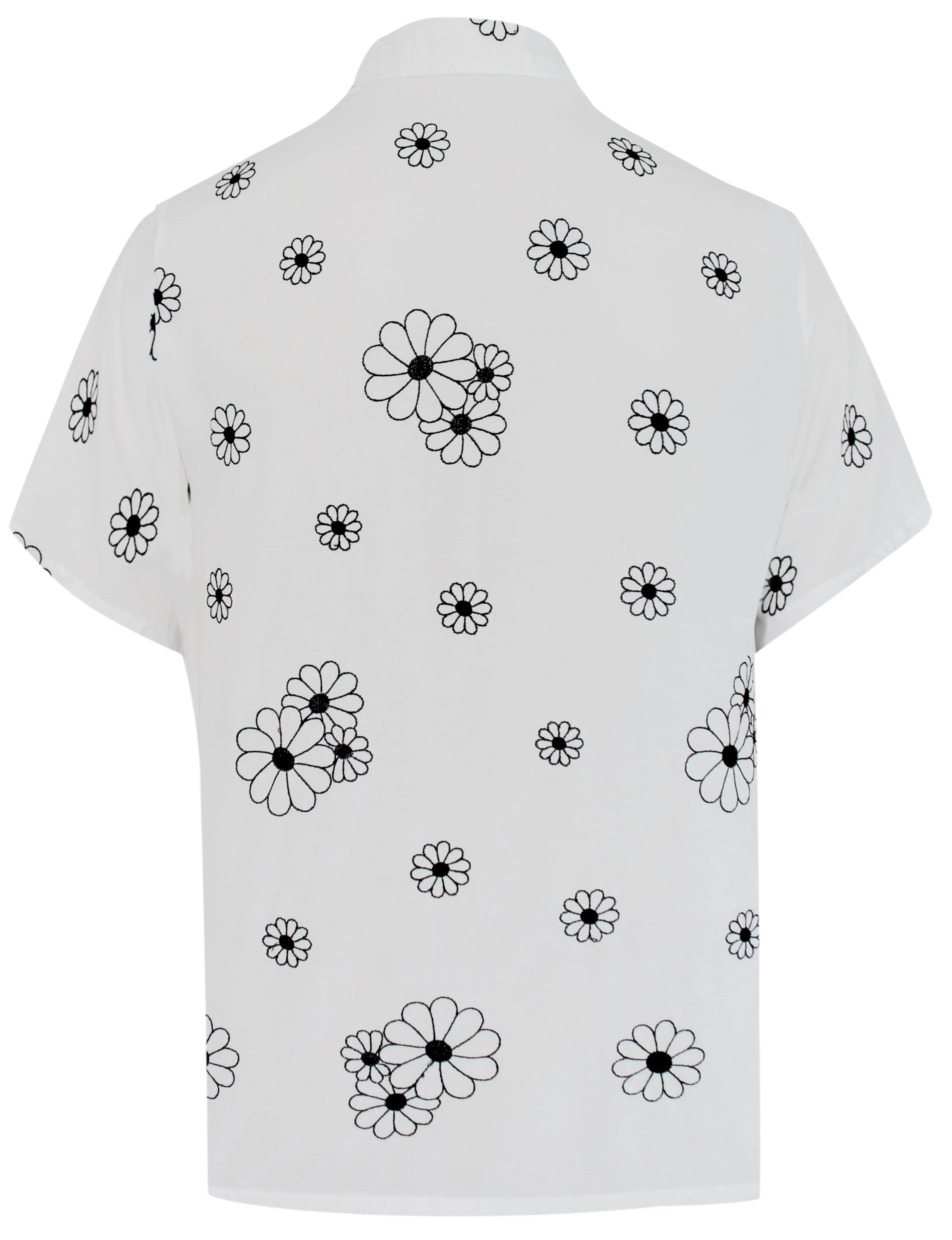 LA LEELA Men's Beach Hawaiian casual Aloha Button Down Short Sleeve shirt Ghost White_W868