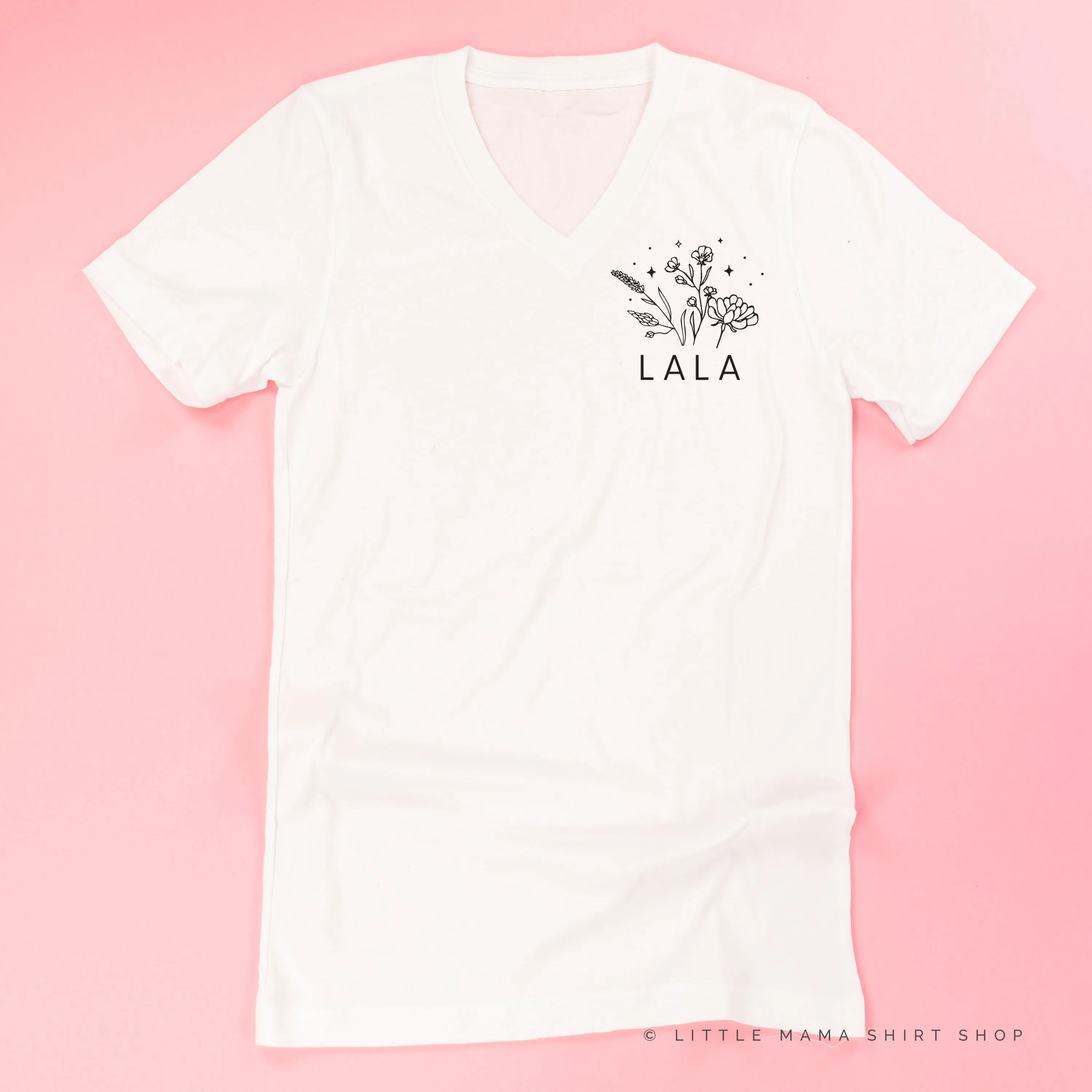 LALA - Bouquet - Pocket Size ﻿- Unisex Tee