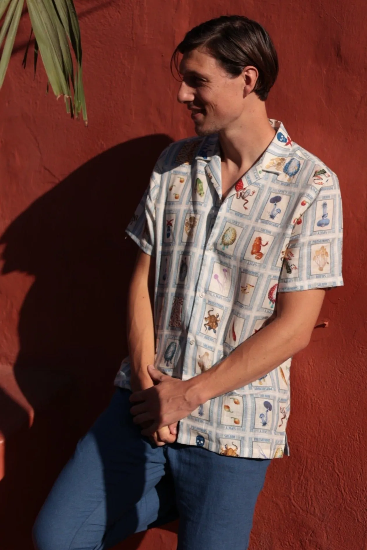linen shirt seal white