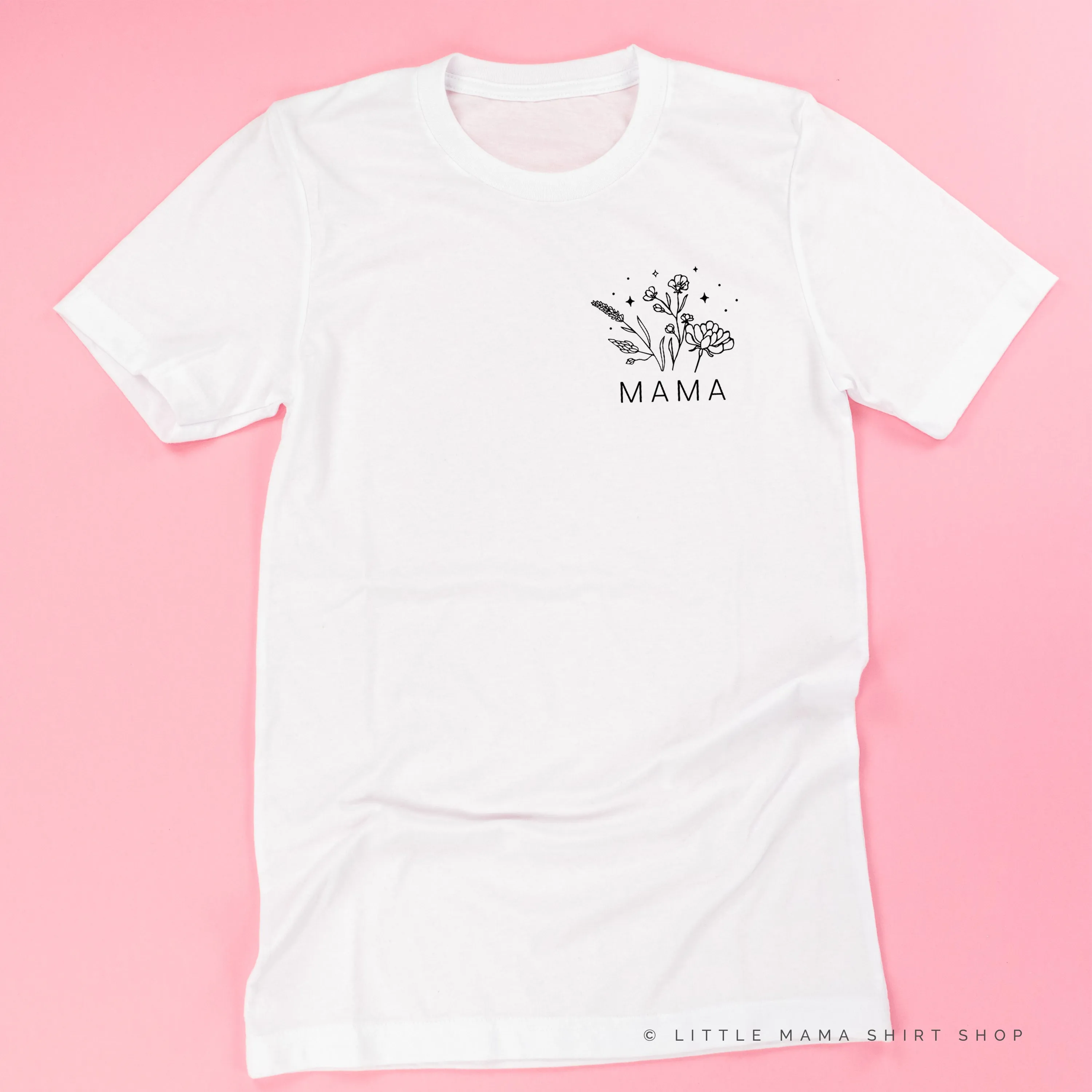 MAMA - Bouquet - Pocket Size ﻿- Unisex Tee