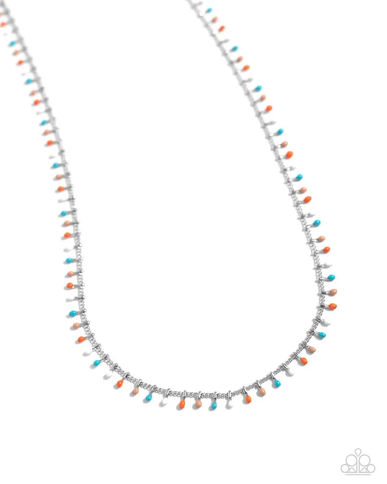 Paparazzi Necklace ~ Bermuda Beads - Blue