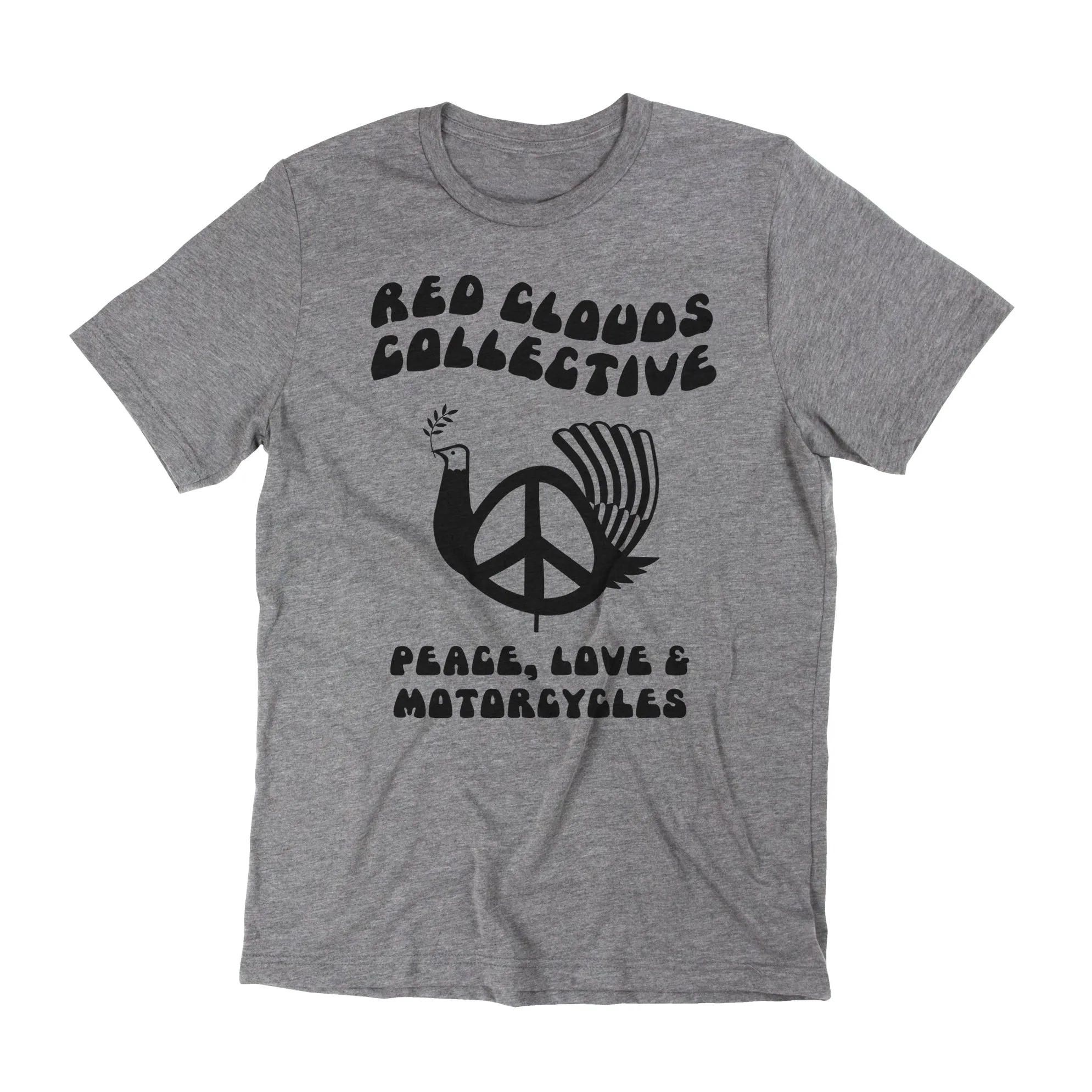 Peace Bird Tee - TRIBLEND GREY