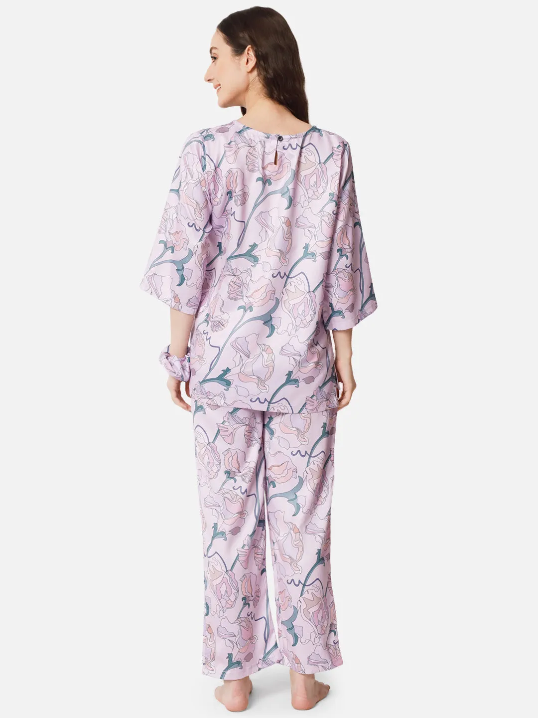 Pink Blossom Nightwear Set