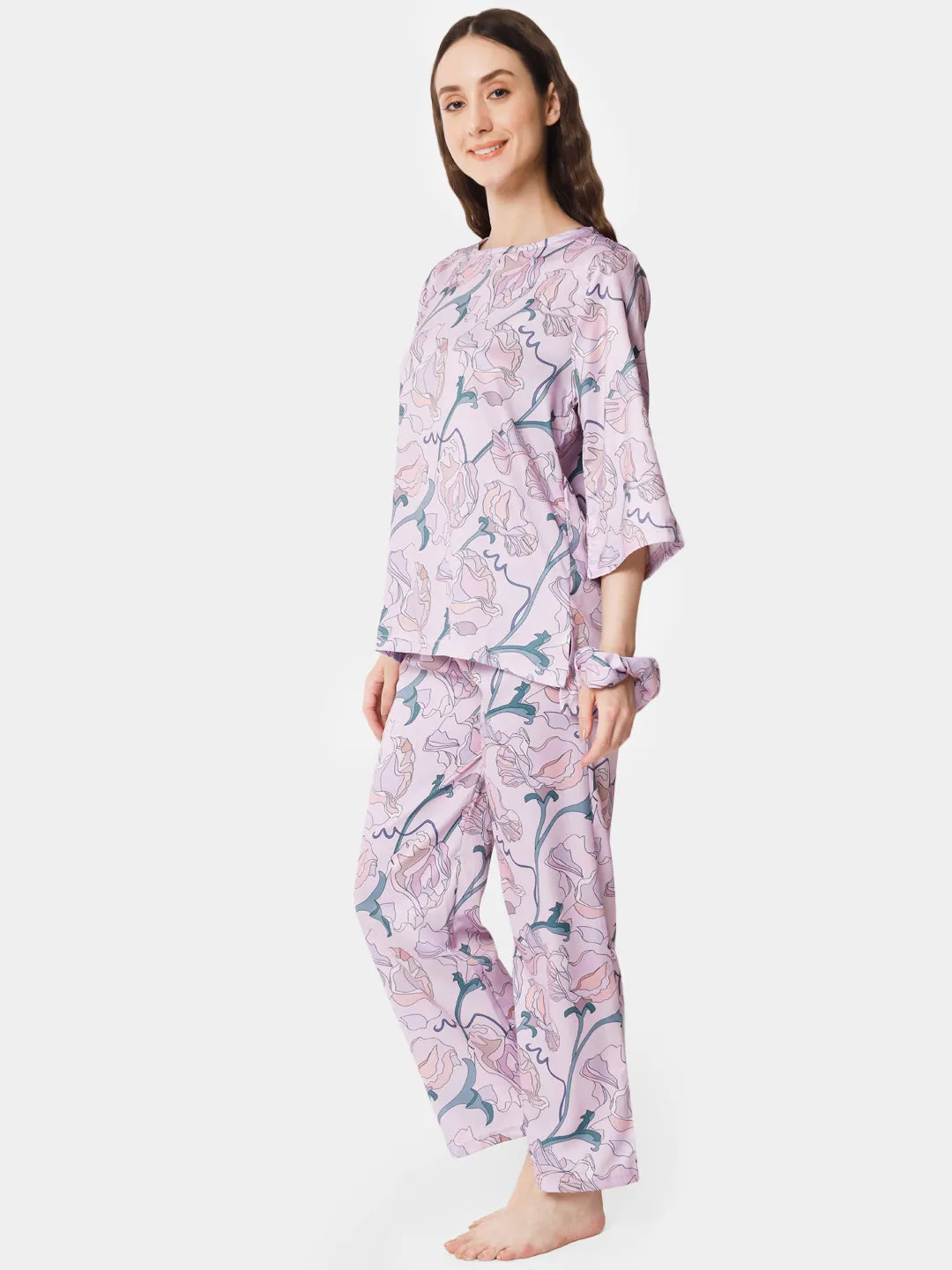 Pink Blossom Nightwear Set