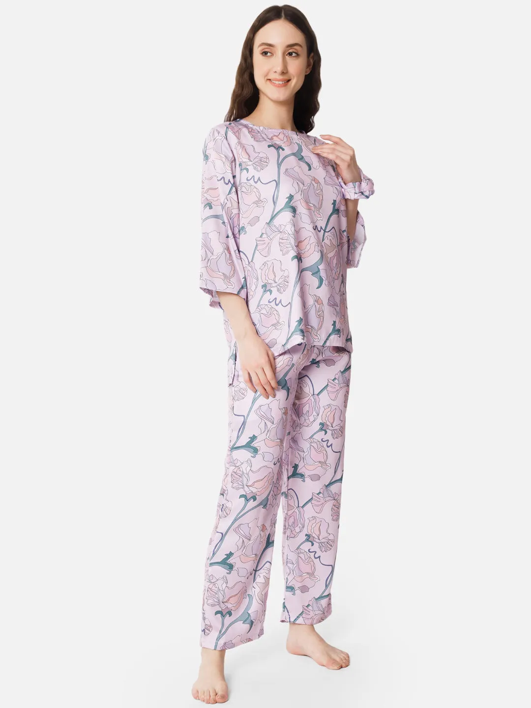 Pink Blossom Nightwear Set