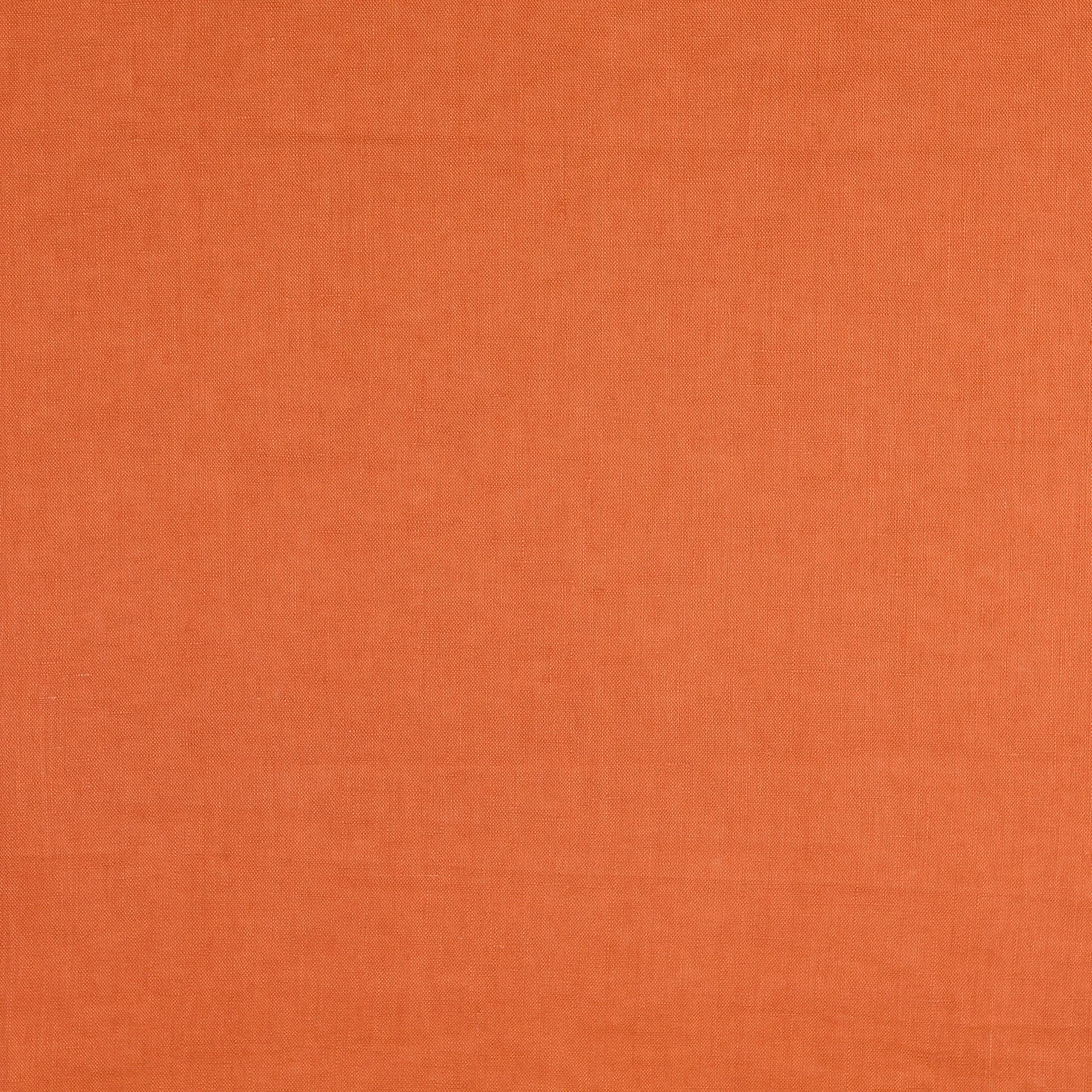 REMNANT 1.86 Metres - Rust Pure Linen Fabric
