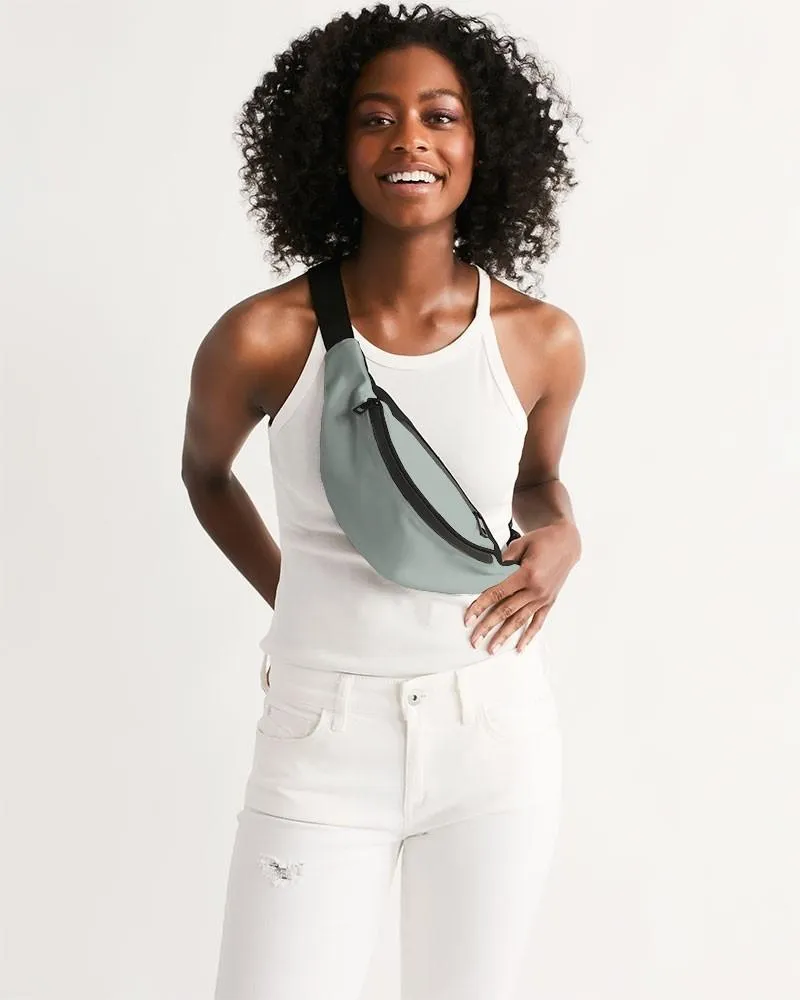 Shaded Pale Green Gray Belt Bag | C10M0Y10K30
