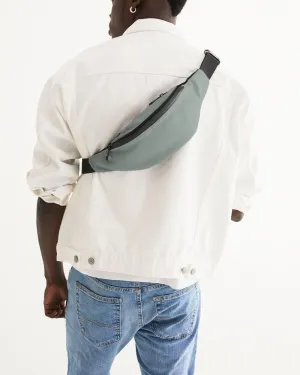 Shaded Pale Green Gray Belt Bag | C10M0Y10K30