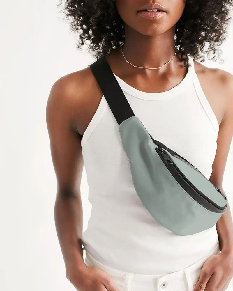 Shaded Pale Green Gray Belt Bag | C10M0Y10K30