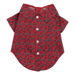 Shirt | Paisley Red