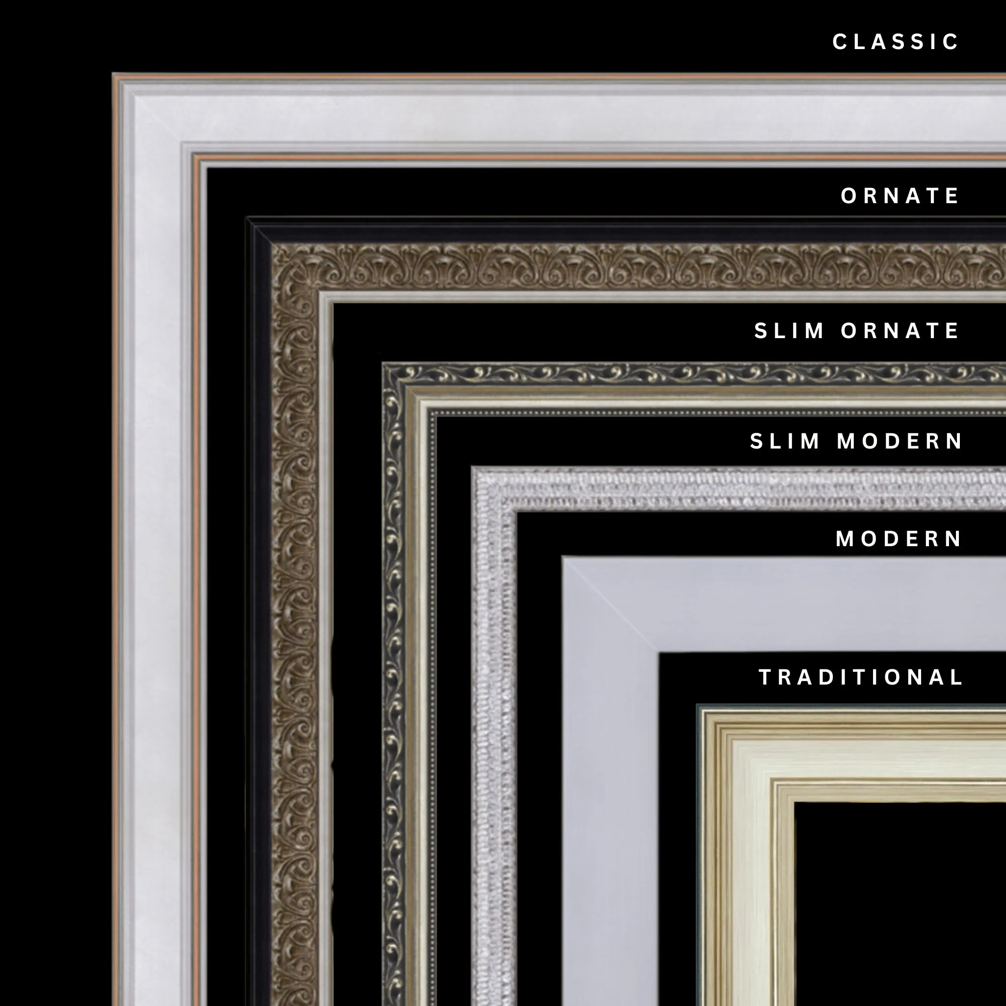 Silver 19x28 Picture Frame Ornate Traditional Classic Antique