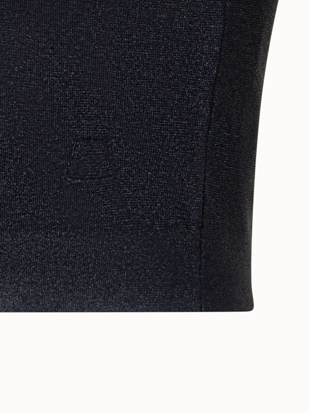 Sleeveless Polo Shirt in Silk Lurex