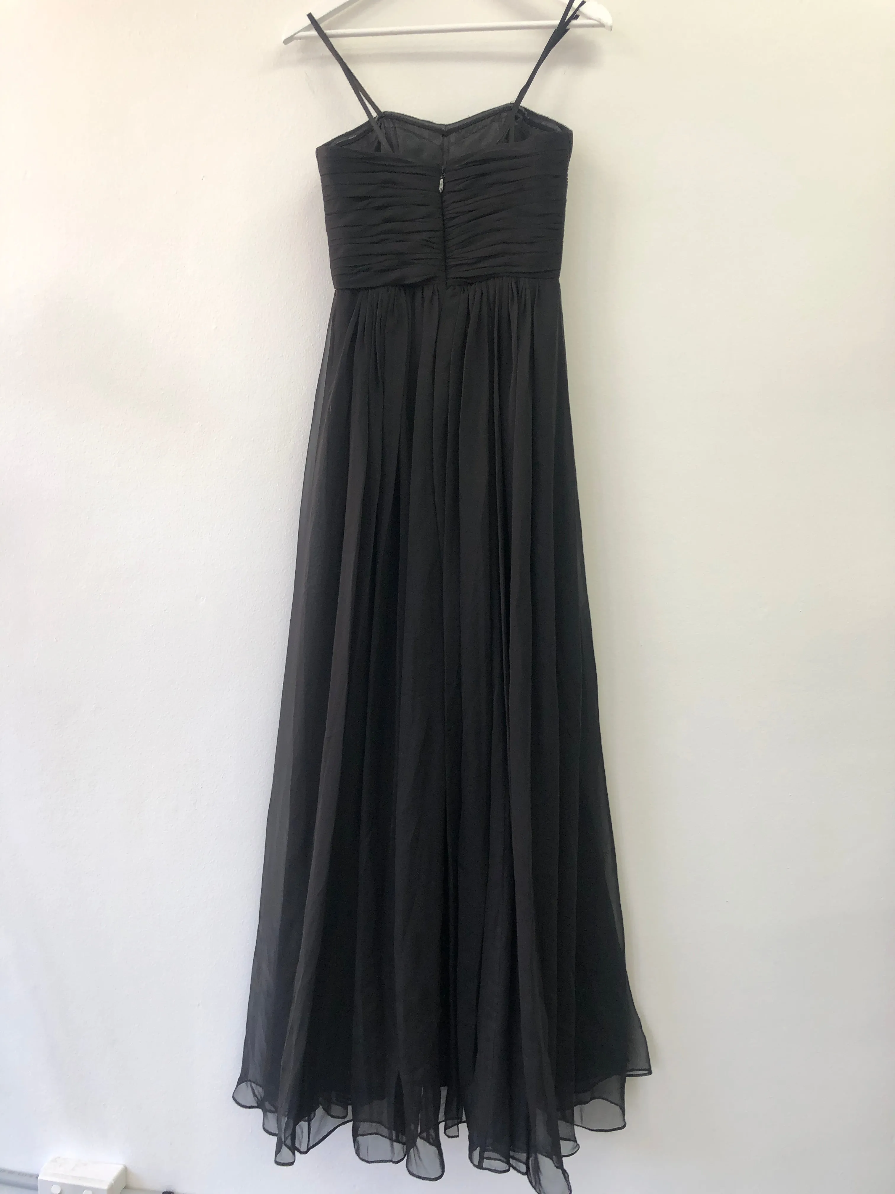 Strapless Black Formal Gown