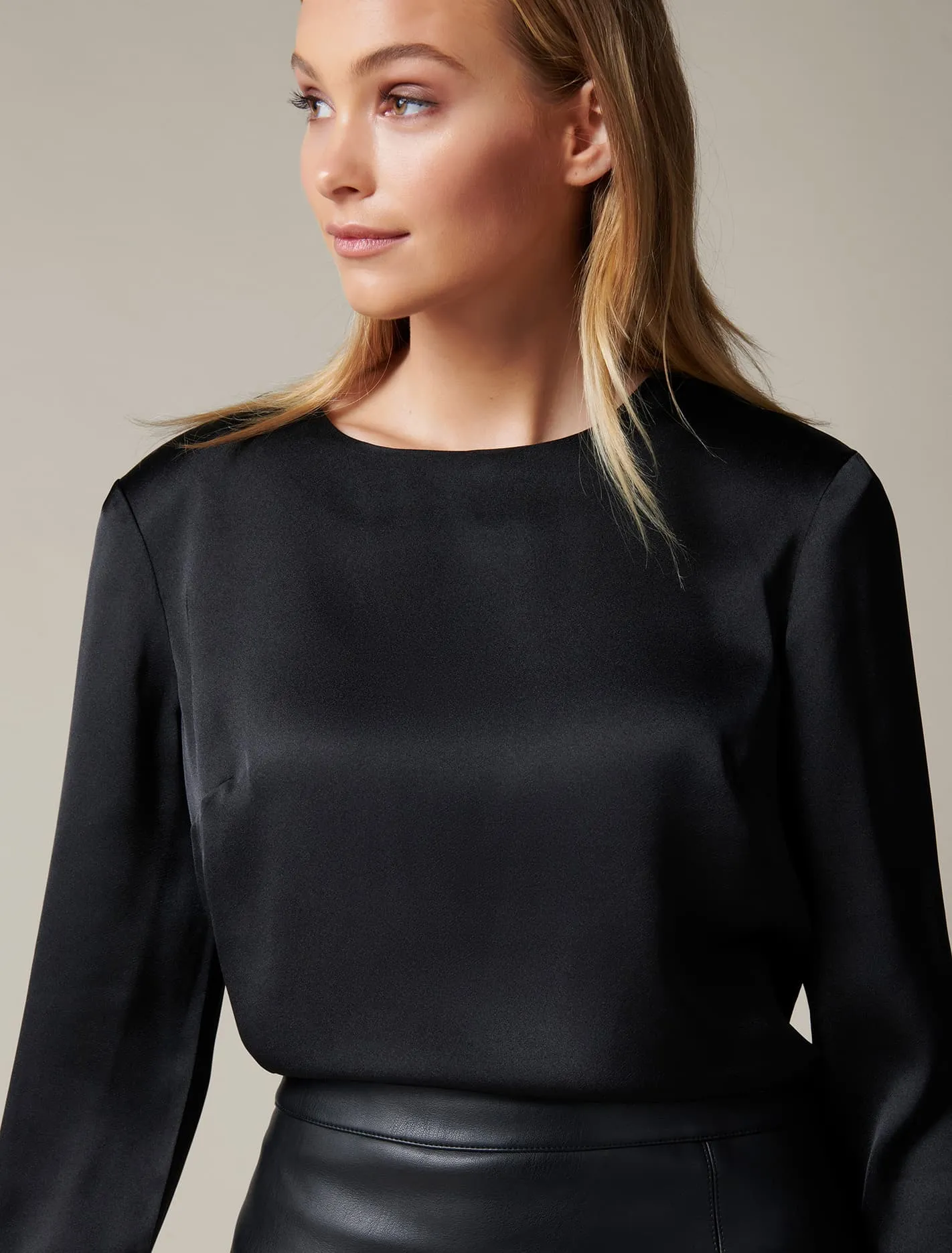 Talisa Shoulder Pad Blouse