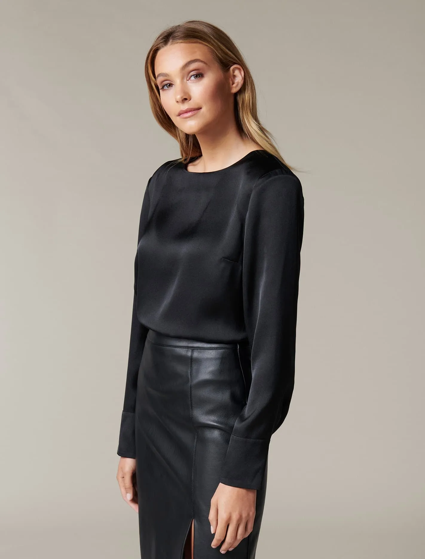 Talisa Shoulder Pad Blouse