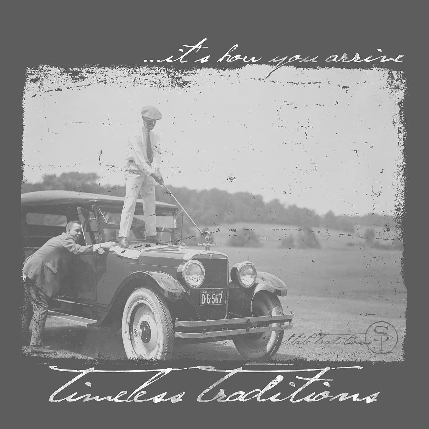 Timeless Traditions Golf T-Shirt Grey