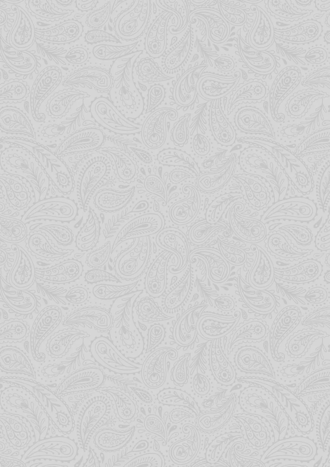 Tiny Tonal - Peacock Paisley Grey On Grey - TT16.3