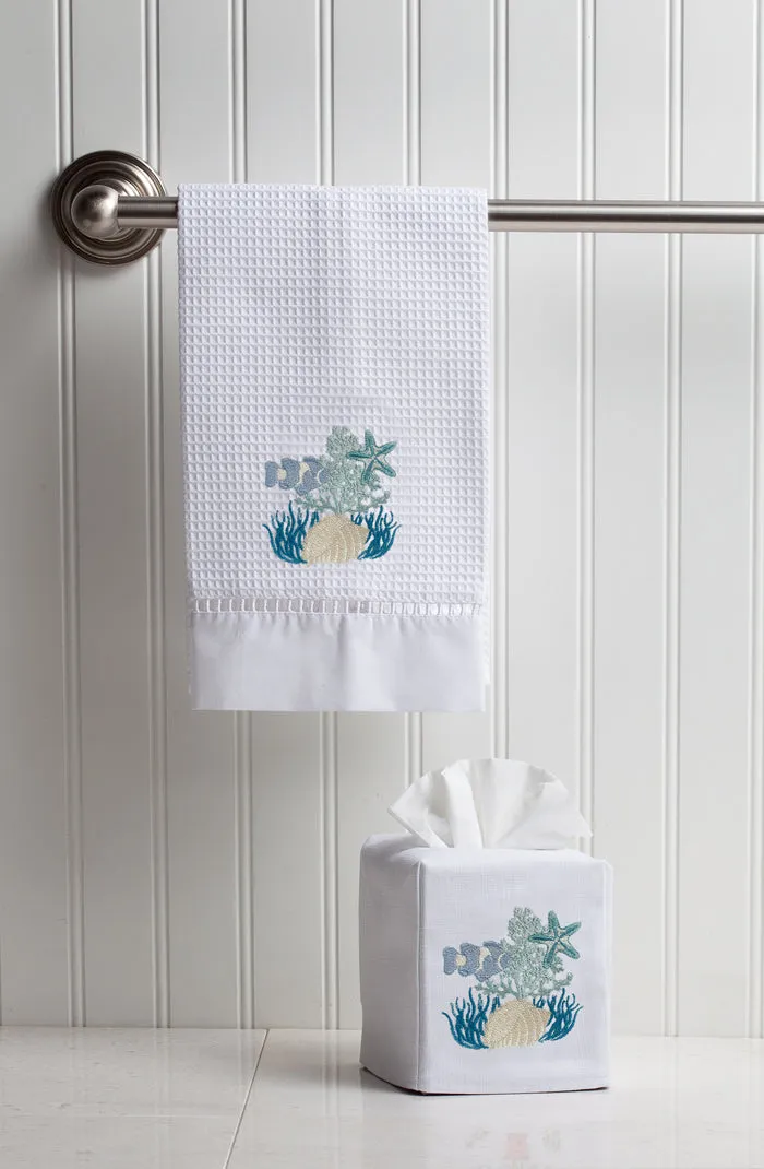 Tissue Box Cover, Under the Sea (Aqua)