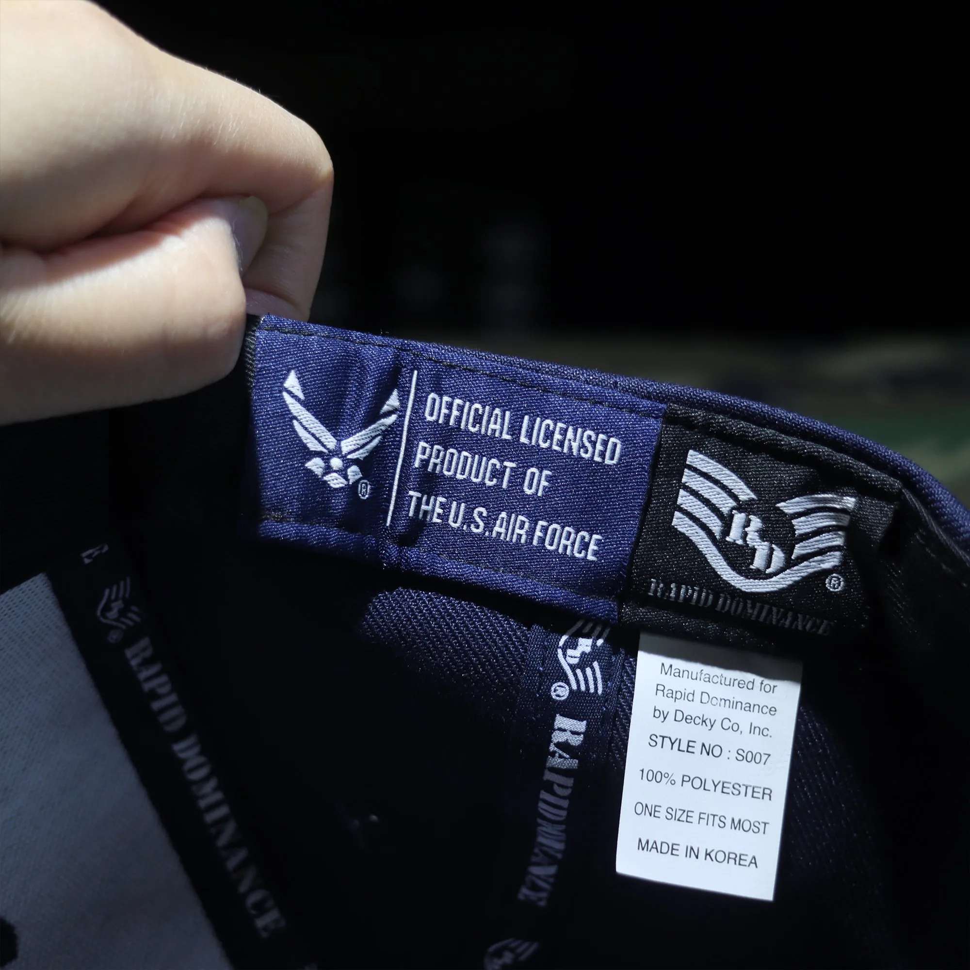 US Airforce Logo Cap with shadow effect