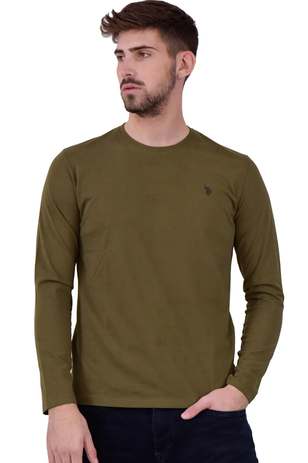 US POLO MENS LONG SLEEVE T-SHIRT