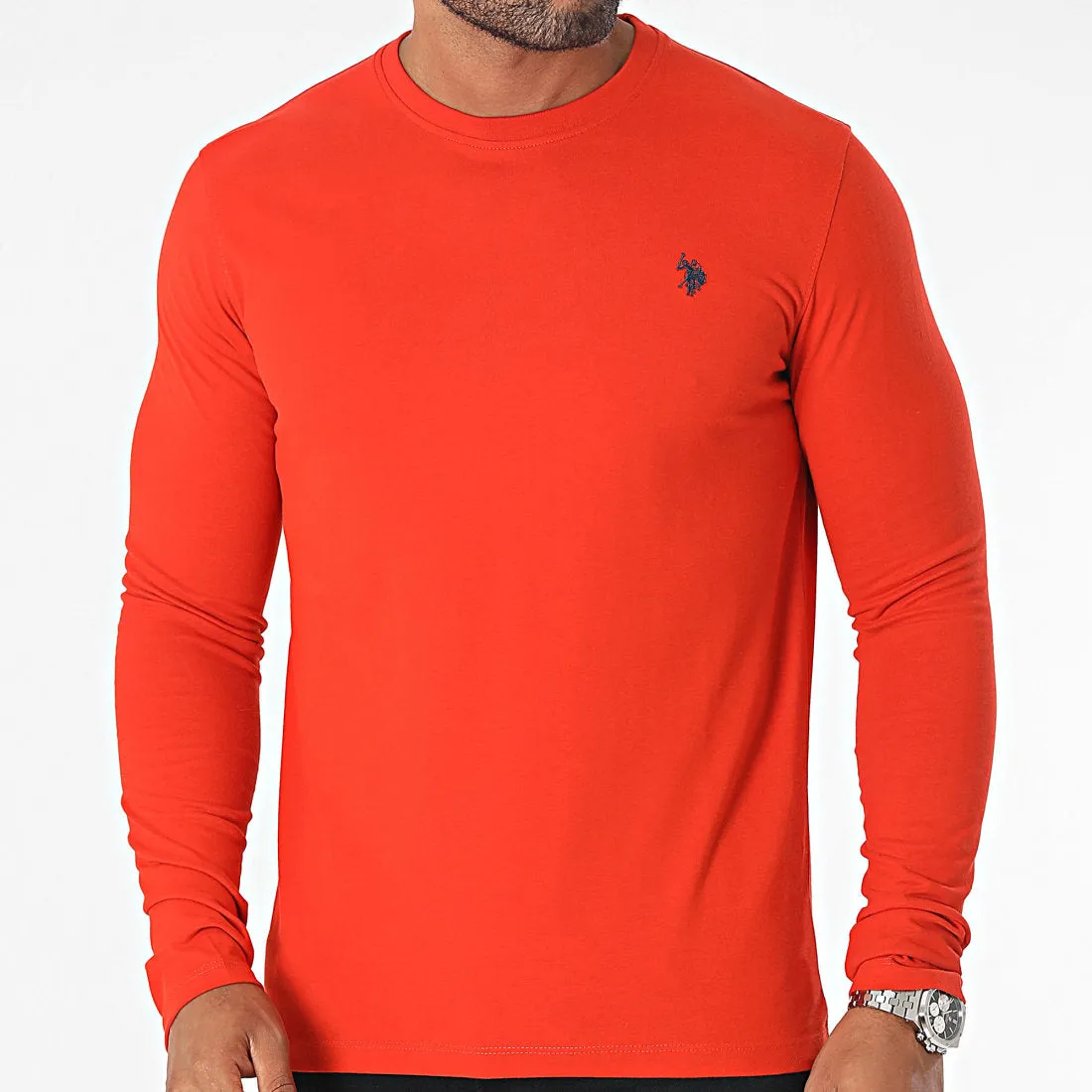 US POLO MENS LONG SLEEVE T-SHIRT